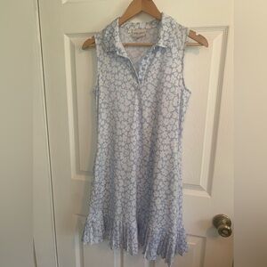 Laura Ashley Blue and White Floral Tennis/Golf Dress